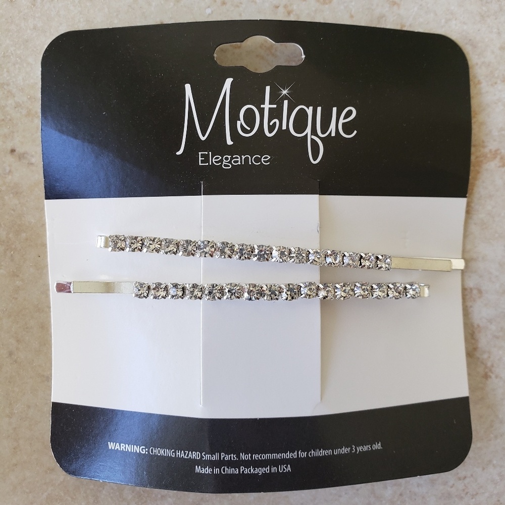 Bridal rhinestone clips